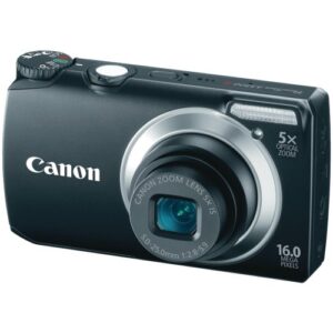 canon powershot a3300 16 mp digital camera with 5x optical zoom (black) (old model)