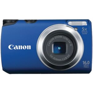 Canon Powershot A3300 16 MP Digital Camera with 5x Optical Zoom (Blue)