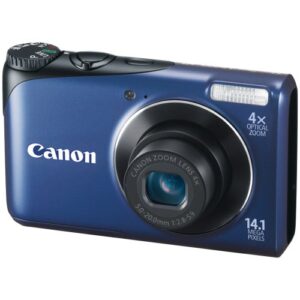 canon powershot a2200 14.1 mp digital camera with 4x optical zoom (blue)
