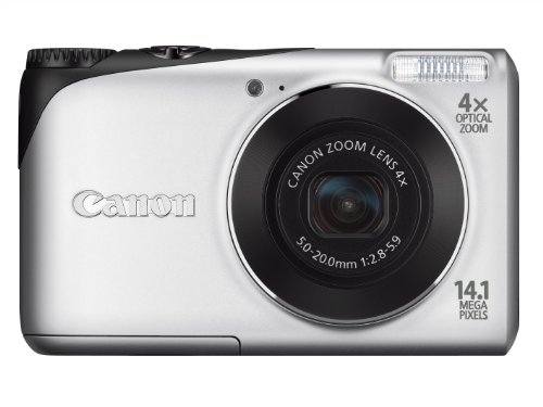 Canon Powershot A2200 14.1 MP Digital Camera with 4x Optical Zoom (Silver)