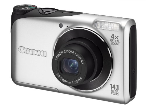 Canon Powershot A2200 14.1 MP Digital Camera with 4x Optical Zoom (Silver)