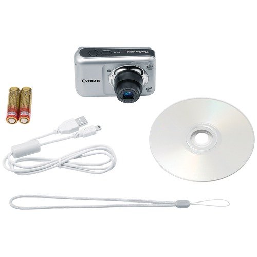 Canon Powershot A800 10 MP Digital Camera with 3.3x Optical Zoom (Silver)