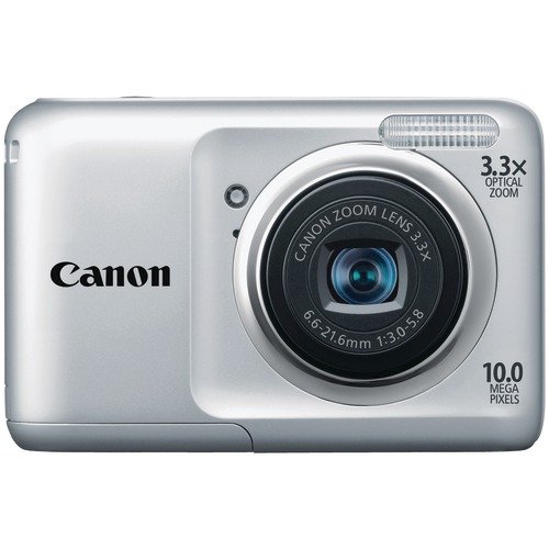 Canon Powershot A800 10 MP Digital Camera with 3.3x Optical Zoom (Silver)