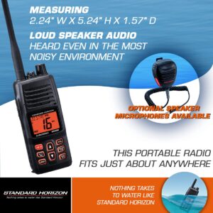 Standard Horizon HX400 W/SBR-29LI, Handheld VHF Marine Radio