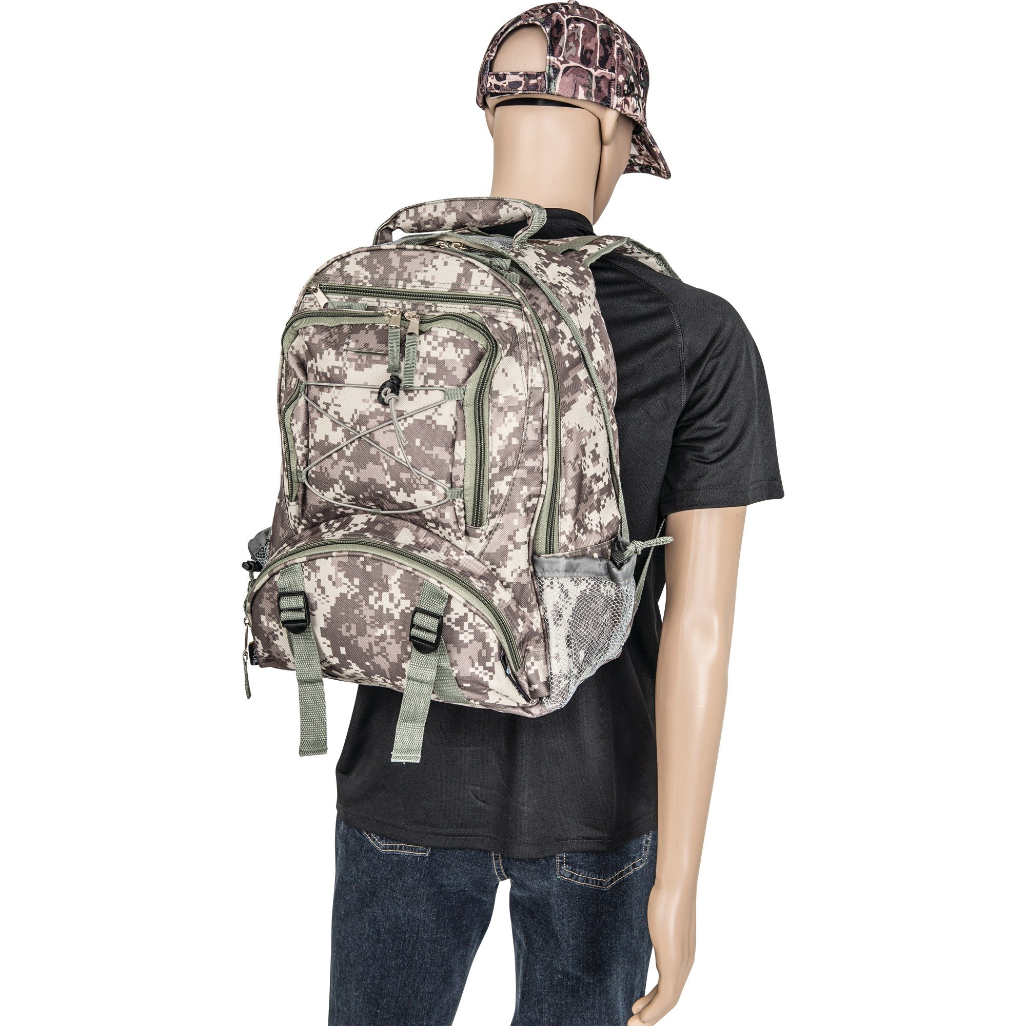 B&F ExtremePak Water-Repellent Backpack (Digital Camo)