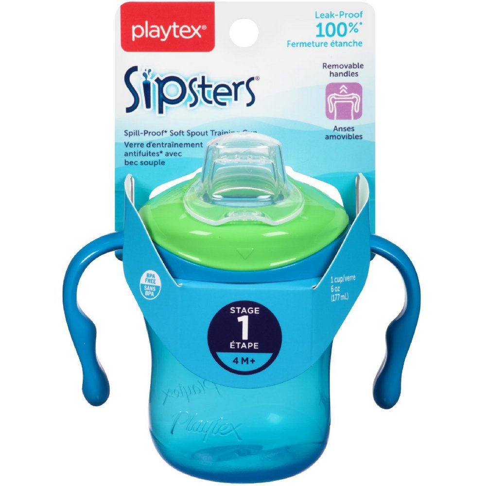 Playtex Training Time Spill Proof Soft Spout Training Cup 6 oz, Assorted Colors 1 ea