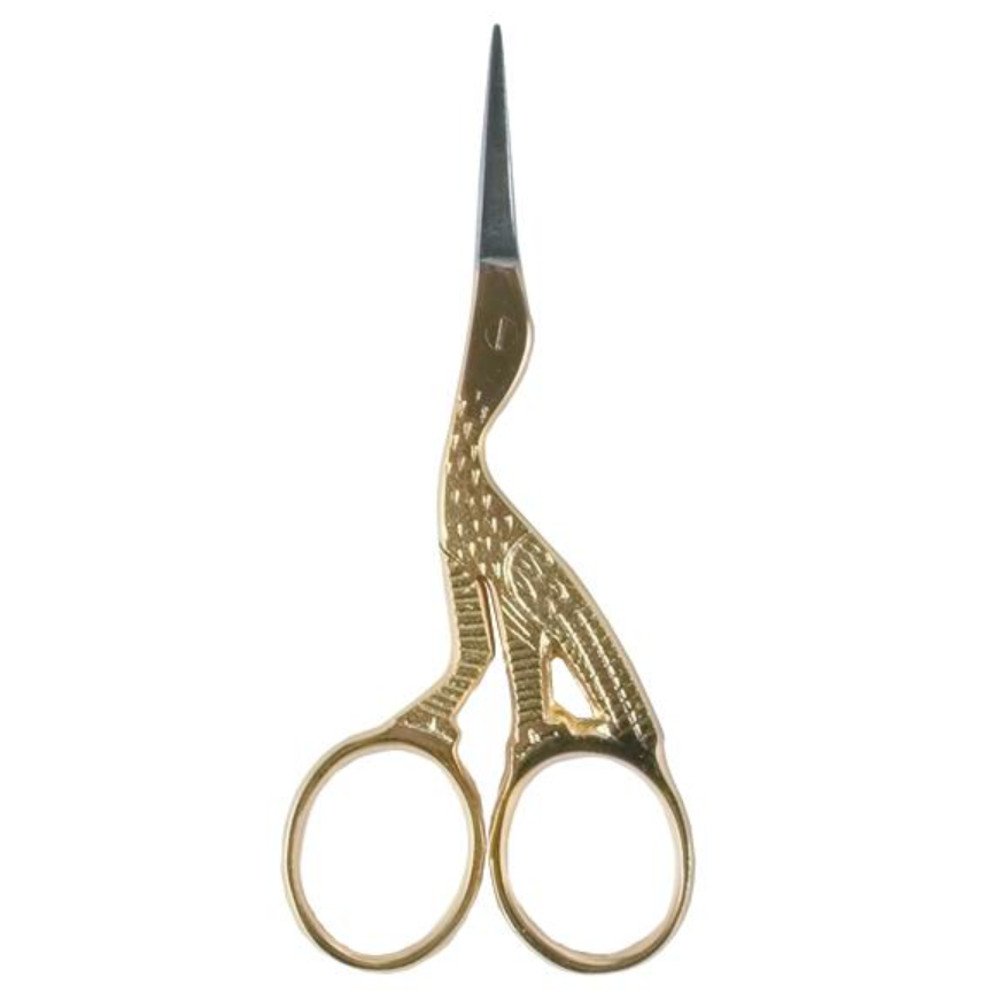 100009 Allary Ultra Fine Stork 3-1/2 Inch Needlework Scissors