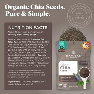 Navitas Organics Chia Seeds (8oz)