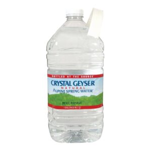 crystal geyser alpine spring water, 128 fl oz bottles (pack of 6), total: 768 fl oz