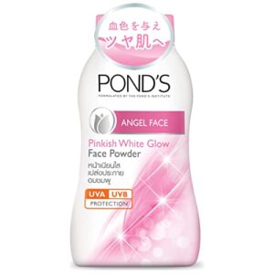 pond's angel face pinkish white glow face loose powder 50 grams