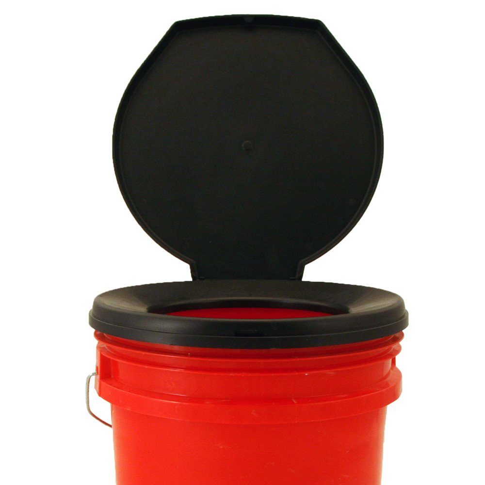 Emergency Zone Honey Bucket Style Toilet Seat for 5 gallon buckets - individual toilet seat