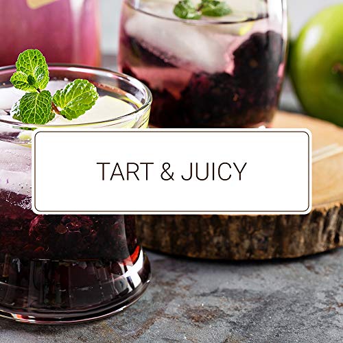 Monin - Blackberry Syrup, Delicious Berry Flavored Syrup, Cocktail Syrup, Authentic Flavor Drink Mix, Simple Syrup for Iced Tea, Lemonade, Cocktails, & More, Clean Label, Gluten-Free (1 Liter)