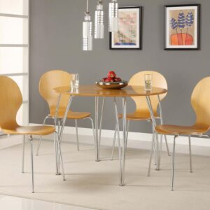 DHP Bentwood Round Dining Table Top.Legs sold seperately, Natural Finish, Medium