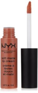 nyx professional makeup soft matte lip cream, lightweight liquid lipstick - abu dhabi (deep rose-beige)