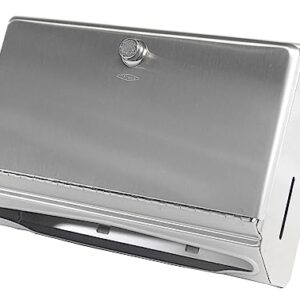 Bobrick Surface-Mounted Paper Towel Dispenser, 10.75 X 4 X 7.13, Stainless Steel