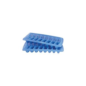 rubbermaid plastic ice cube trays, blue, 2 pack fg2879rdperi