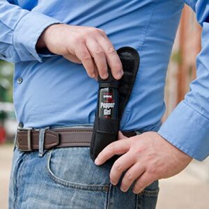 SABRE Tactical Pepper Gel With Belt Holster For Easy Carry, Maximum Police Strength OC Spray, Quick Access Fast Flip Top Safety, Tactical Design For Security Professionals, 1.8 fl oz