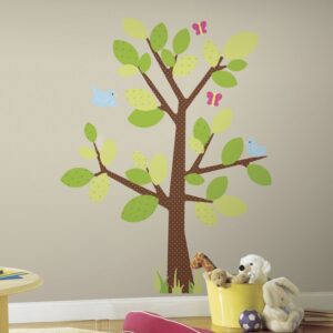 roommates rmk1554gm kids tree peel and stick giant wall decal