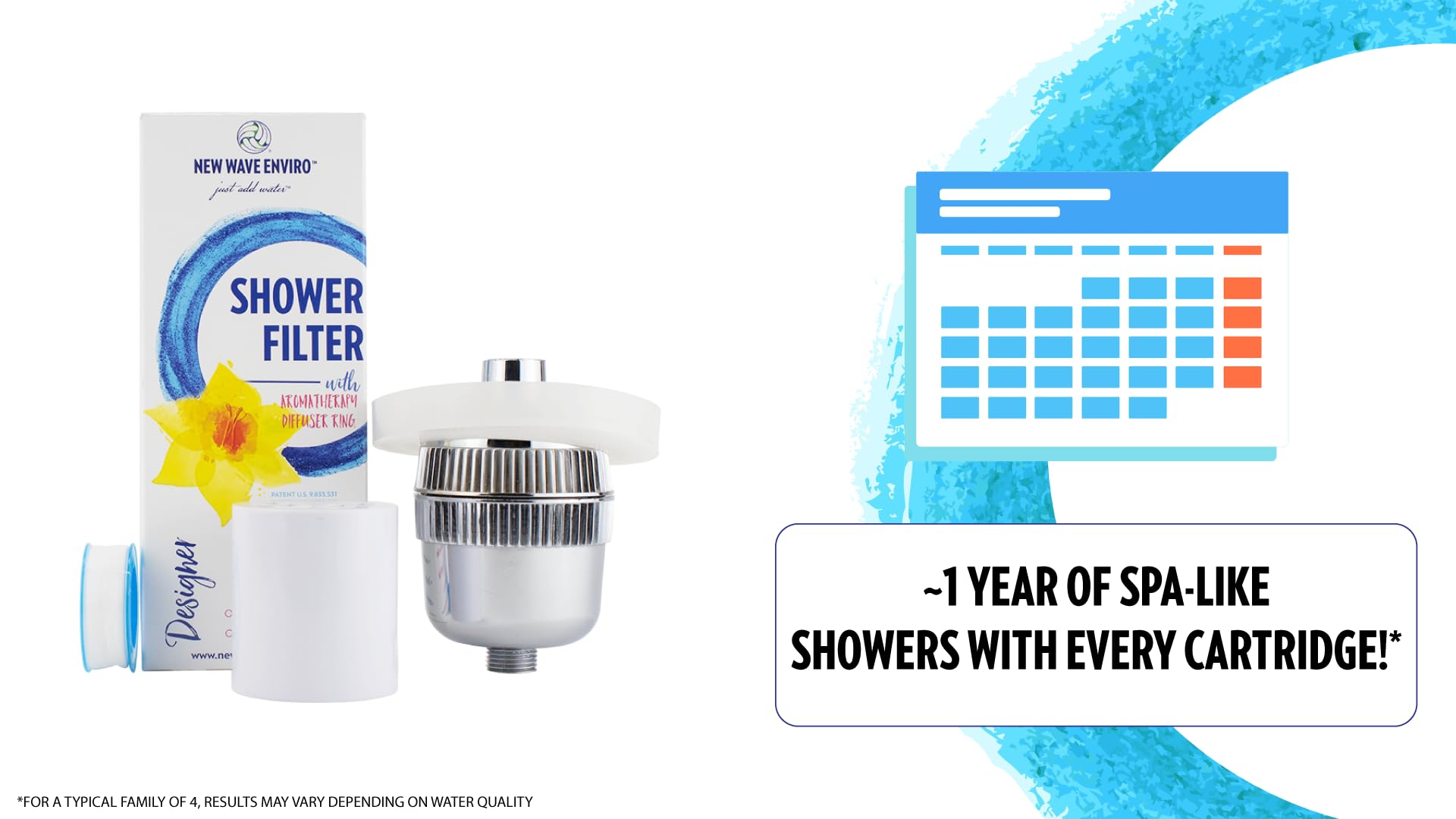 New Wave Enviro Shower Filter System