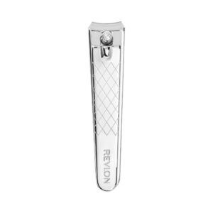 revlon mini nail clipper, nail care tools, curved blade for trimming & grooming, easy to use (pack of 1)