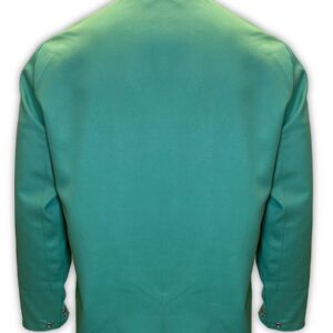 MAGID SparkGuard Flame Resistant Cotton Standard Weight Jacket, 1 Jacket, 30” Length, Size XL, Green