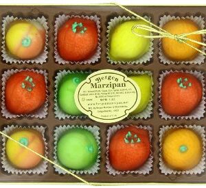 Bergen Marzipan M-1 Assorted Fruit, 8 Ounce