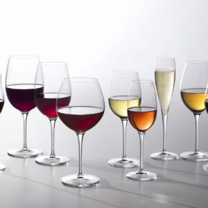 Luigi Bormioli Vinoteque 12.75 oz Red Wine Glasses Set of 6, 6 Count (Pack of 1),