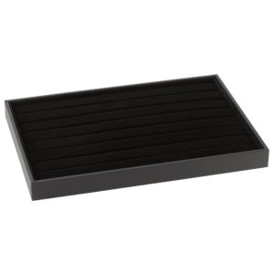 darice michaels black velvet ring display tray by bead landing™