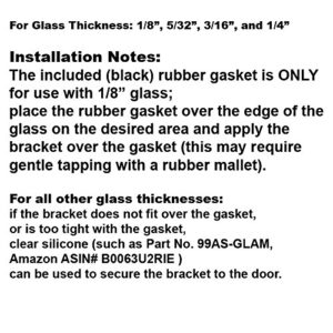 Gordon Glass Co. 3" Bright Chrome Frameless Shower Door Handle with Metal Strike and Magnet - Set