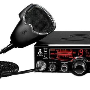 Cobra 29LX AM Professional CB Radio - Emergency Radio, Travel Essentials, NOAA Weather Channels and Emergency Alert System, Selectable 4-Color LCD, Auto-Scan and Radio Check, Black