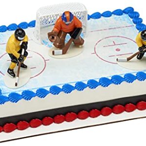 Hockey FaceOff DecoSet Cake Decoration
