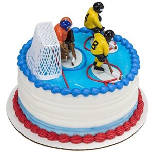 Hockey FaceOff DecoSet Cake Decoration