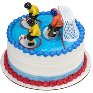 Hockey FaceOff DecoSet Cake Decoration