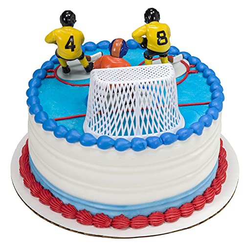 Hockey FaceOff DecoSet Cake Decoration