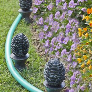 Liberty Garden 615 Decorative Pine Cone Garden Hose Guide - Bronze