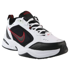 Nike Men's Air Monarch IV Cross Trainer, White/Black, 11.0 Regular US