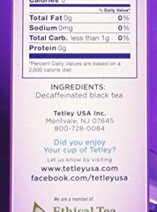 Tetley British Blend Decaffeinated Black Tea, 40 Tea Bags