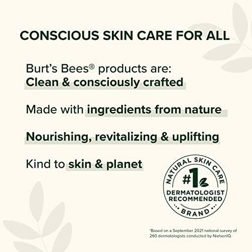 Burt’s Bees Gentle Night Cream Moisturizer for Face & Sensitive Skin - Made with Aloe Vera & Rice Milk to Soothe Skin, Dermatologist Tested (1.8 oz)