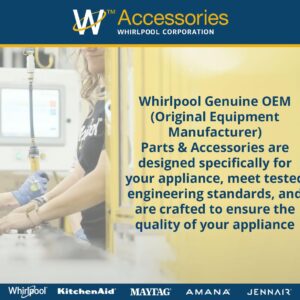 Whirlpool 63580 Genuine OEM Fabric Softener Dispenser For Washers – Replaces 2810, AH381197, EA381197, PS381197, W10795104, W10832235