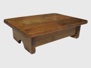 kirk rogers furniture company foot stool one of a kind maple stain (made in the usa)