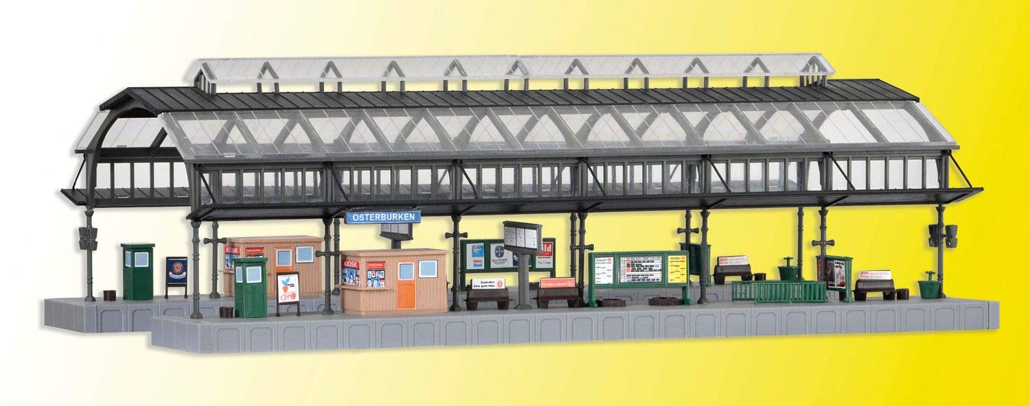 N Scale Railway Station