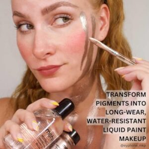 Mehron Makeup Mixing Liquid | Water Resistant For All Day Wear | Multi-Use Makeup Transformer | Eyeliner Mixing Medium | Clear 4.5 fl oz (133 ml)