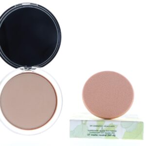 Clinique SuperPowder Double Face Makeup Powder Compact .35 oz, Matte Neutral