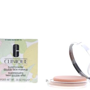 Clinique SuperPowder Double Face Makeup Powder Compact .35 oz, Matte Neutral