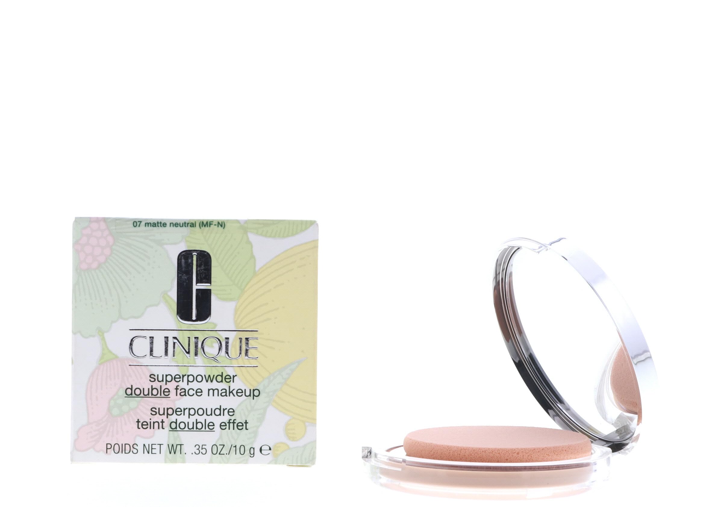 Clinique SuperPowder Double Face Makeup Powder Compact .35 oz, Matte Neutral