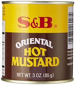 s&b oriental hot mustard powder, 3-ounce