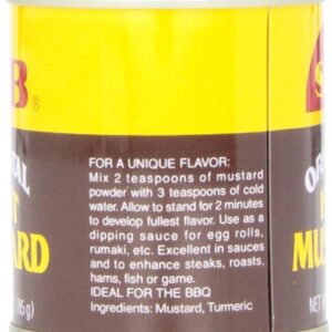 S&B Oriental Hot Mustard Powder, 3-Ounce