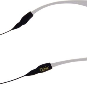 Cablz Original Eyewear Retainer | Stainless Cable Eyewear Retainer Strap (Black - 12 Inch)