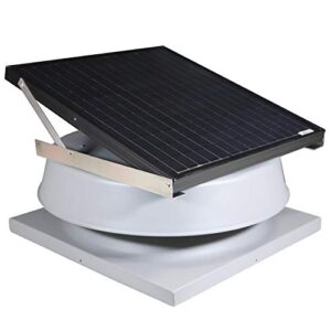 48 watt curb mount solar attic fan by natural light