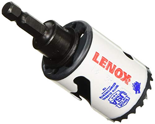 LENOX Tools Bi-Metal Speed Slot Arbored Hole Saw with T3 Technology, 1-1/2" - 1772729